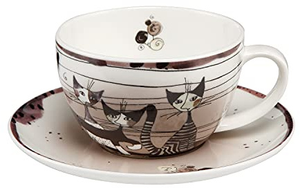 Goebel Carota con amici - Tee-/Cappuccinotasse Rosina Wachtmeister Wohnaccessoires Bunt Fine Bone China 66860421