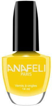 Ana Paris - Vernis à ongles Collection LAQUÉ Manucure française Classique 14 ml - (No 98 Jaune canari)