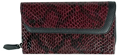 BRAUN BÜFFEL Leder Geldbörse Luise Wallet 26CS Burgundy violett Mehrfarbig