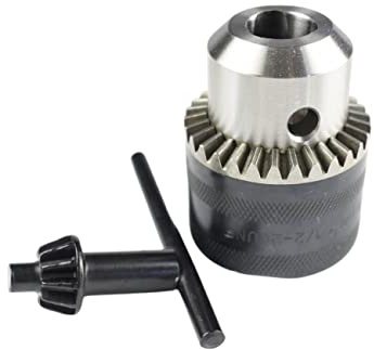 CHANCS 1/2-20UNF Threaded Drill Chuck Capacity 3.0mm-16mm Drill Bits Chuck Key ​for Electric Impact Corded Cordless Drill