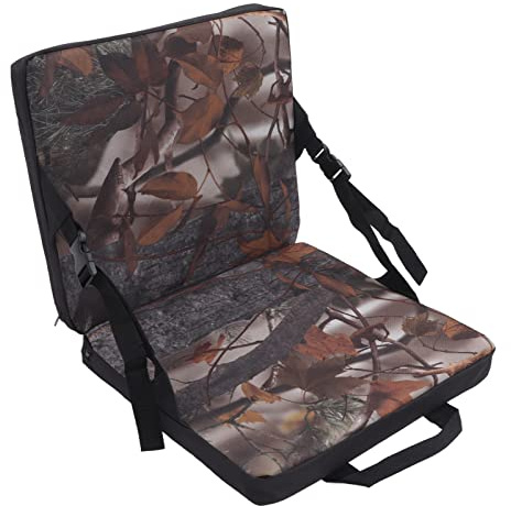 Coussin De Siège De Stade avec Support Dorsal, Sièges De Chasse pour Sol, Coussin De Siège Portable avec Poignée, Compact Et Portable, Accessoires De Chasse, pour Camping, Chasse, Pelouse, Terrain De