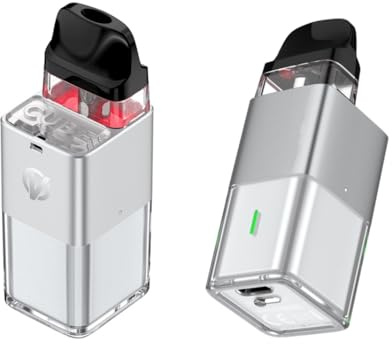XROS CUBE Kit (Argento) 30 W batteria integrata da 900 mAh Starter Kit per dotato di pod Mesh XROS 0,8 Ω/1,2 Ω da 2 ml alimentato sigaretta elettronica - senza nicotina