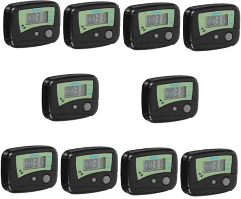 Toddmomy 10 Pièces Podomètre De Fitness Compteur De Calories Podomètre Compteur De Calories Pas EUR De Pas Et De Distance pour s De