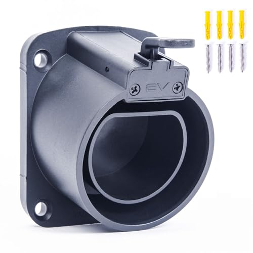 leadstand Wallbox Charging Cable Type 2 Wall Mount | Wall Mount for Electric Car with Type 2 Charging Cables Plug Holder Compatible with All Type 2 Charging Cables Complies with EU Standards (Simple