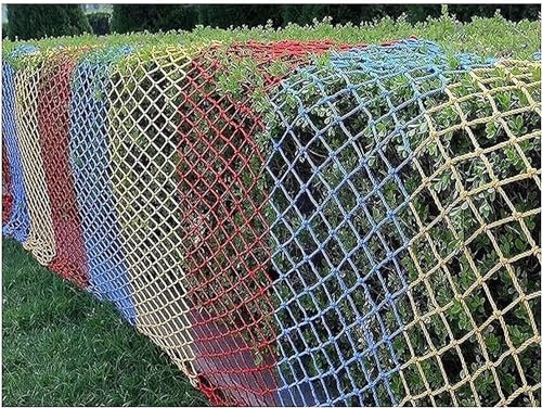 Kletternetz kinder outdoor Kletter-Frachtnetz for Kinder, Outdoor-Sicherheitsschutznetz, buntes Seilnetz, Kinderspielplatzschutz für Freiensport-Entwicklungstraining, Garten,Outdo(1*3m(3.3*9.9ft))