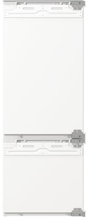 Gorenje RKI514D22 Einbau-Kühl-Gefrierkombination/145er Nische/Festtürscharnier/EEK:D/FrostLess/208 Liter/Digitale Temperaturanzeige/LED Beleuchtung/Türscharnier wechselbar/HxBxT: 144 x 54 x 54 cm/Weiß