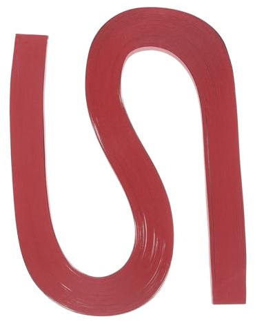 PATIKIL 120 Stück Quilling-Streifen Papier 10mm(3/8) 54cm Origami-Papier Quilling-Streifen für Kunst Handwerk Weihnachten, Hellrot