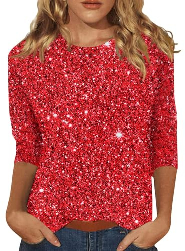 Festliche Blusen Damen Große Größen Pailletten Oberteil Festliche Blusen Damen Große Größen Schwarzer Pulli Mit Glitzer Glitzer Oberteile Silber Oberteil Damen Pullover Damen Festlich Elegant