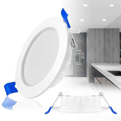 NAIZY LED Einbaustrahler Spot, 20er 9W Deckenspot Kaltweiß Einbauleuchten Modern Einbauspot Deckenlampe für Küche Badzimmer Büro Bad