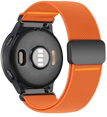 22mm Elastic Magnetic Straps for Samsung Galaxy Watch 3 45mm/Gear S3 Band Men Women,Stretchy Nylon Sport Strap for Garmin Venu 3 2/Forerunner 255 265/Vivoactive 4,for Huawei Watch GT 5 4 3 2 Pro 46mm