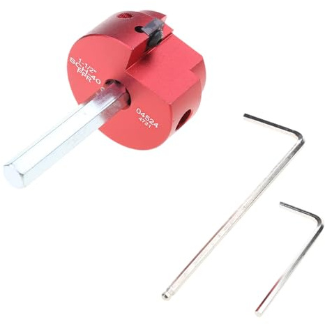 WATERBELINE Escariador de tuberías de PVC para tuberías de agua, líneas de drenaje y líneas de ventilación, herramienta de fontanería para corte interior de tuberías