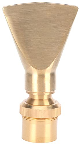 Ugello per fontana a getto stretto in ottone, ugello per fontana, irrigatore per laghetto regolabile, per laghetti da giardino e parchi divertimenti, musei, biblioteche, (1 pollice)