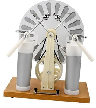 KIXZSAZ Bouteilles de Leyde incluses avec Le générateur Statique pour l'observation du Stockage de Charges dans des environnements éducatifs stimulants. Outil pédagogique Physique pour la