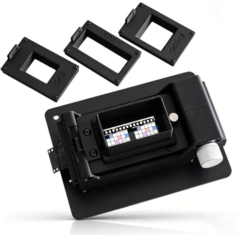 Mobile Film Scanner, Slide & Negative Digitalizzazione Adapter, Scansione & Salva vecchie pellicole e diapositive con luce LED e smartphone, include 120/135 Film Holder