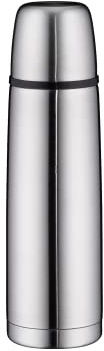 alfi ISOTHERM PERFECT DV 500 ml, Isolierflasche aus Edelstahl mit Trinkbecher, absolut dicht mit Drehverschluss, hält warm, ohne Fingerabdrücke, langlebig, spülmaschinenfest, BPA-frei