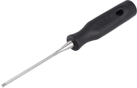 Stubai 354304 Scalpello per Legno, Impugnatura in PP Nera, 4 mm