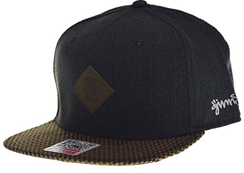 Djinns Snapback Cap 6 Panel Glencheck Grey - One-Size