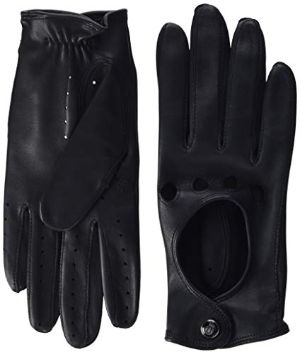 Roeckl Unisex Classic Driver Deer Hirsch-Nappaleder Handschuhe, Schwarz (Black 000), 6.5