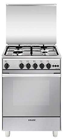 Glem U654VI Libera installazione Piano cottura a gas A Acciaio inossidabile cucina