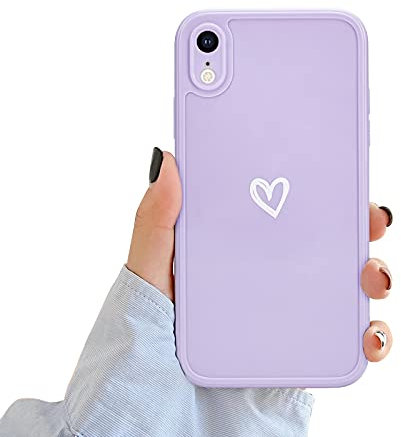 Newseego Case Compatible with iPhone XR, Ultra Thin Silicone Case for iPhone XR Protective Case Soft iPhone XR for Girls Women Mobile Phone Case for iPhone XR Purple