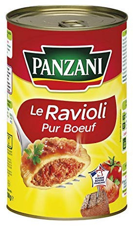 PANZANI - Ravioli Pur Boeuf 1200G - Lot De 2 - meilleure offre