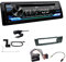 JVC KD-DB922BT 1-DIN Autoradio CD-Receiver Bluetooth DAB+ Digital Radio Einbauset passend für BMW 3er E90 E91 E92 E93 2005-2013 schwarz