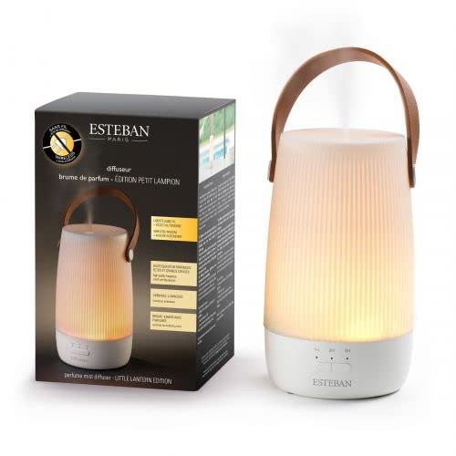 Esteban Petite Lanterne Diffuseur De Parfum Brumiseur Rechargeable sans Fil Blanc