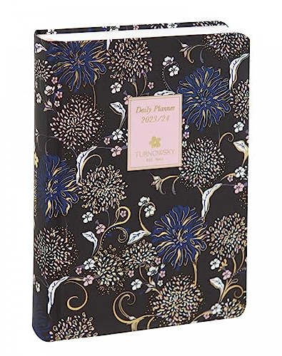 TURNOWSKY, Mini Blossom - Schülerkalender 2023 2024 Kinder und Jungen, Schülerkalender 13 Monate, nützliches Schreibwarenprodukt und Dinge für die Schule, Tagebuch 2023 2024 Fashion und bunt, 11 x