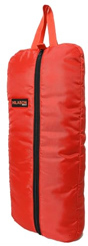 HILASON Western Equestrian Nylon Halter Bridle Carry Bag for Horses Red