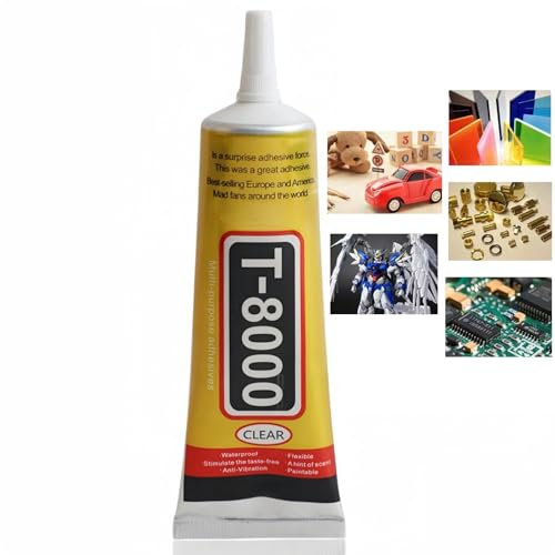 T8000 Phone Repair Adhesive - Clear Contact Electronic Components Glue for Screens, Jewelry, and Multi-Function Repairs