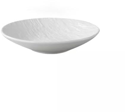 Aioneer Piatti da Cena Stoviglie per Hotel Piatto in Pietra Tinta Unita Piatto da Bistecca Piatto Fondo in Ceramica Insalatiera Bianco Opaco Piatto Freddo per Ristorante OccidentA-S
