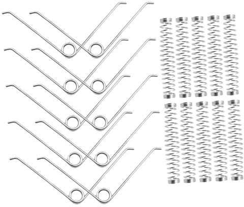 Happyyami 20 Stück V-federn aus Metall für Gartenscheren Ersatzteile mit Stabiler Leistung und Einfacher Montage für Verschiedene Handscheren und Astscheren