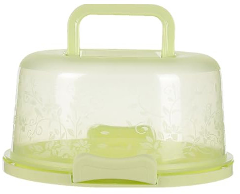 Contenitore per torte | Contenitore da viaggio per torte, contenitore trasparente a cupola riutilizzabile ermetico con manico per panetteria festa di nozze