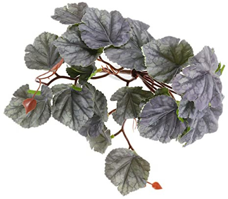 Plante Artificielle en Plastique pour Suspendue Réaliste Terrarium Reptile