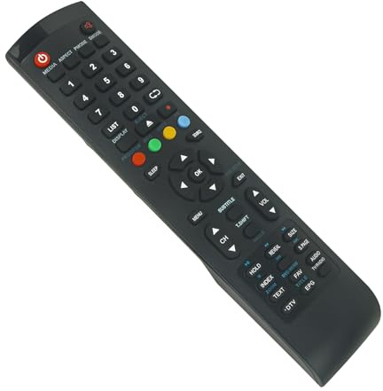 AULCMEET Télécommande Universelle Convient pour RCA HKC TV AB24 AB24F1D AB32 AB42 AB42D1 AB50 AB50D1 43D1 43F1 50D1 AB32D1 NHB32D1 iRB24H3 iRB32H3 iRB42F3 iRB40H3 40K7A-A2EU NHB24F1D