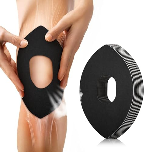 XFSRG Genouillère Sport Kinesiologie Tape Autoadhésif pour Genou Bandage Élastique Respirant pour Soutien et Protection