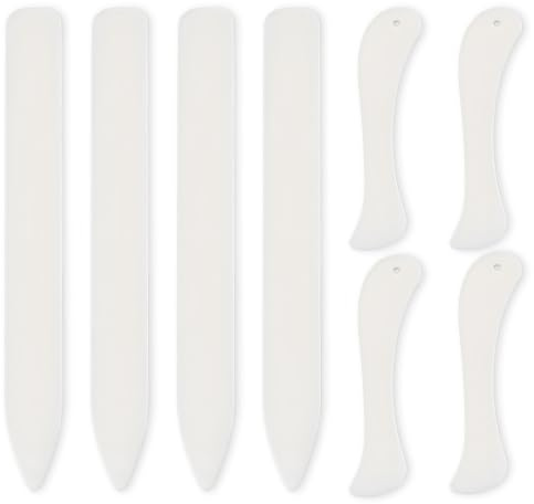 8 Piece Bone Folder Set - Two Styles Bone Folder, for Book Binding, Scrapbooking, Card Making, Paper Scoring, Scoring Board for Cardmaking, Crafting, Leather Working, for Home, Office, Workshop, DIY