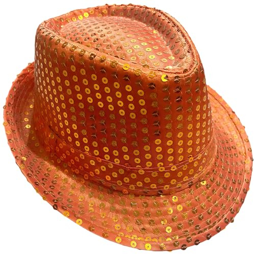 MUNSKT Glitter Jazz Caps, Pailletten für Erwachsene, Hut für Party, Hip Hop für Junggesellenabschied, Abend, Tanzshows, Partys, Mardi Gras und Verkleidungsereignisse