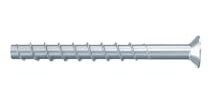 Fischer betongskruv FBS 5 x 50 15/5 SK försänkt huvud, galvaniserat stål, snabb montering i betong och murverk, perfekt för elektriska och SHKL-installationer, 100 stycken