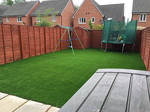 Prestige 35mm Pile Height Artificial Grass | Choose from 47 Sizes on this Listing | Cheap Natural & Realistic Looking Astro Garden Lawn | 4 x 1m of Cheap High Density Fake Turf