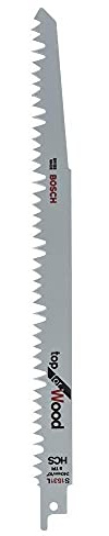 Bosch Accessories Professional 100 Stück Säbelsägeblatt S 1531 L Top for Wood (für Holz, 240 x 19 x 1,5 mm, Zubehör Säbelsäge)