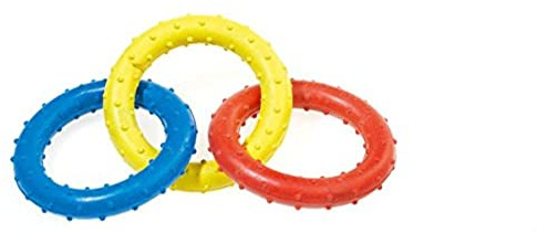 CLASSIC Pet Products Hundespielzeug in Ringform, Gummi, 190 mm