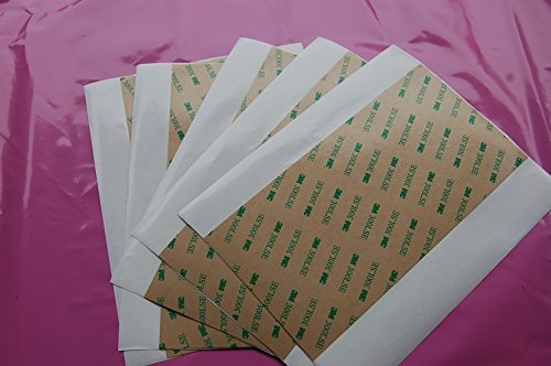 3M 300LSE, 5 Pieces 20cm x 10cm High Strength Double Sided Transparent Adhesive Tape