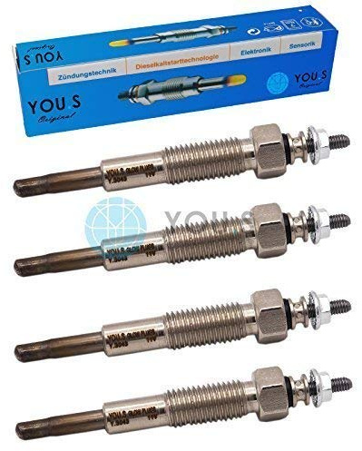 4 Stück YOU.S Original Glühkerzen Länge: 83,5 mm Spannung: 11,0 V - OK71E18140A