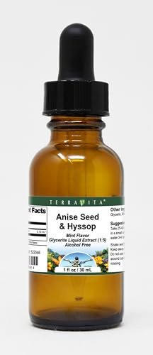 Anise Seed & Hyssop Glycerite Liquid Extract (1:5) - Mint Flavored (1 oz, ZIN: 522046)