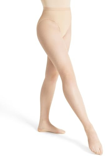 Capezio womens Professional Fishnet Seamless Tight, Porcelain, X-Large US