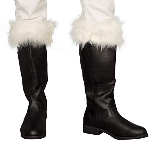Black Santa Claus Costume Boots