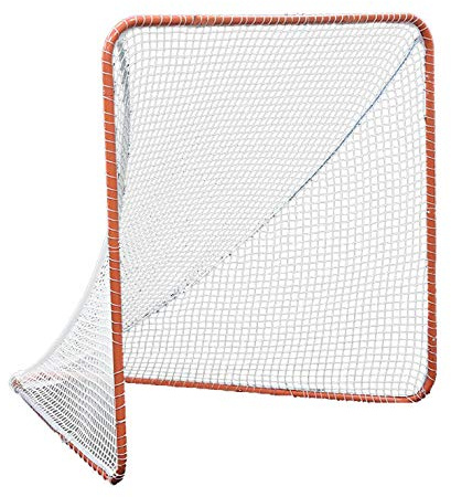 Kapler Lacrosse Goal Net - 6' x 6' Regulation Portable Steel Frame for Backyard Training - Ideal for Youth & Adults Practice Accuracy
