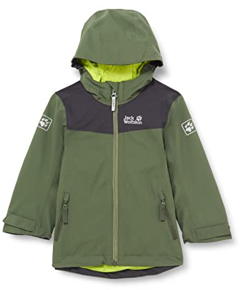 Jack Wolfskin Unisex Kinder Snowfrost Jacket, Thyme Green, 116 EU