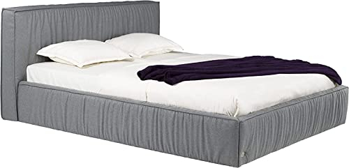 ES Design 08 Polsterbett Eliza mit 5 Jahren Garantie, EIN hochwertiges Bett mit Lattenrost (160 x 200, Brown)